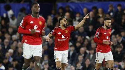 Hasil Liga Inggris: Manchester United Tundukkan Chelsea di Stamford Bridge