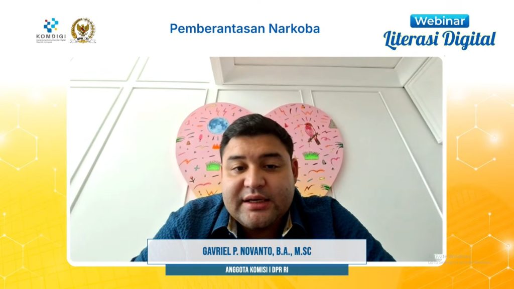 Gavriel P. Novanto: Pemberantasan Narkoba Harus Dimulai dari Penguatan Literasi Digital dan Ketahanan Keluarga