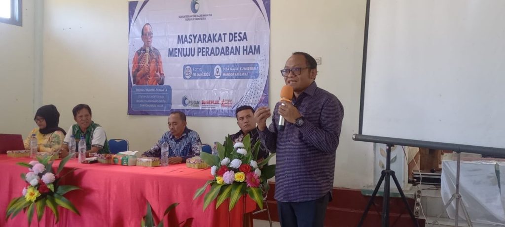 WamenHAM: Masyarakat Desa Harus Jadi Penggerak Pemajuan HAM